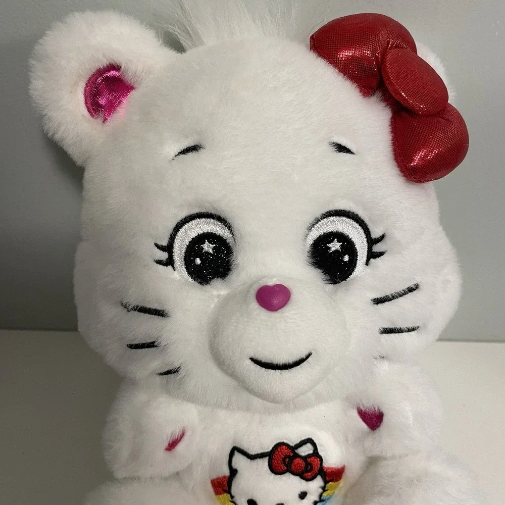 Care‎ Bears x Sanrio Hello Kitty Loves Cheer Bear White 10